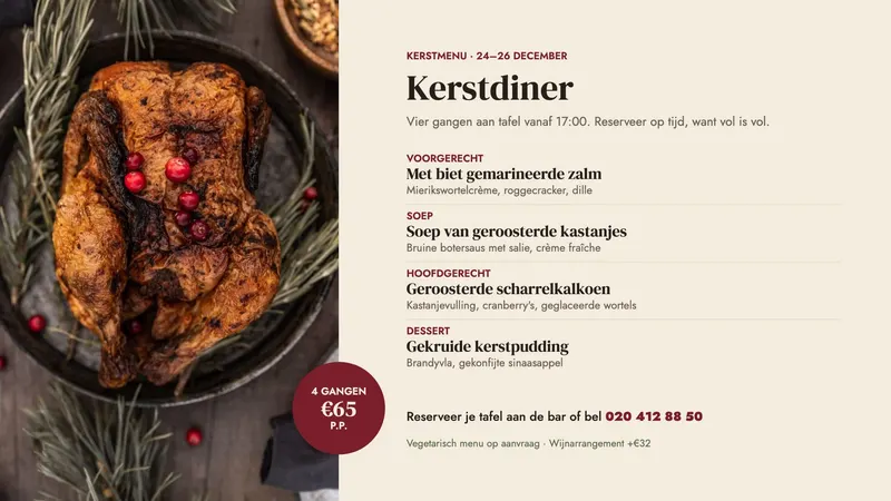 Kerstmenu