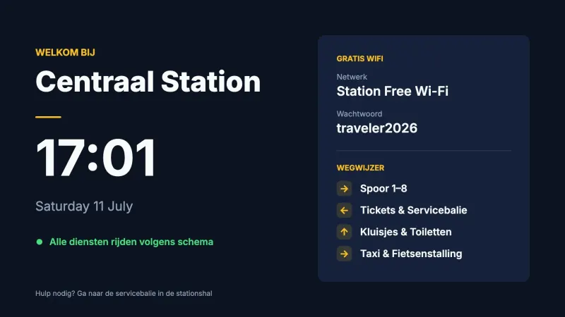 Stationswelkom